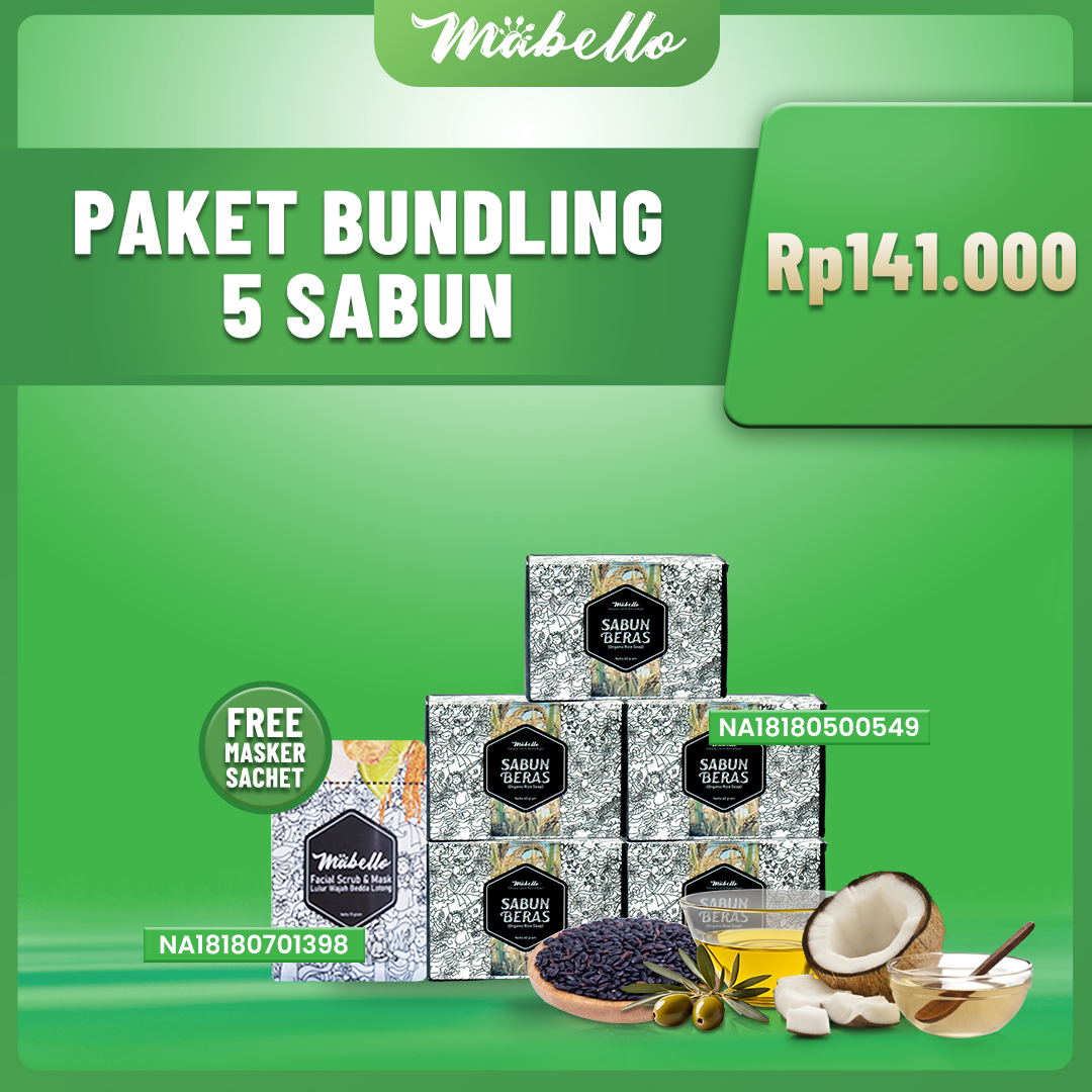 Mabello Paket Bundling 5 Sabun 