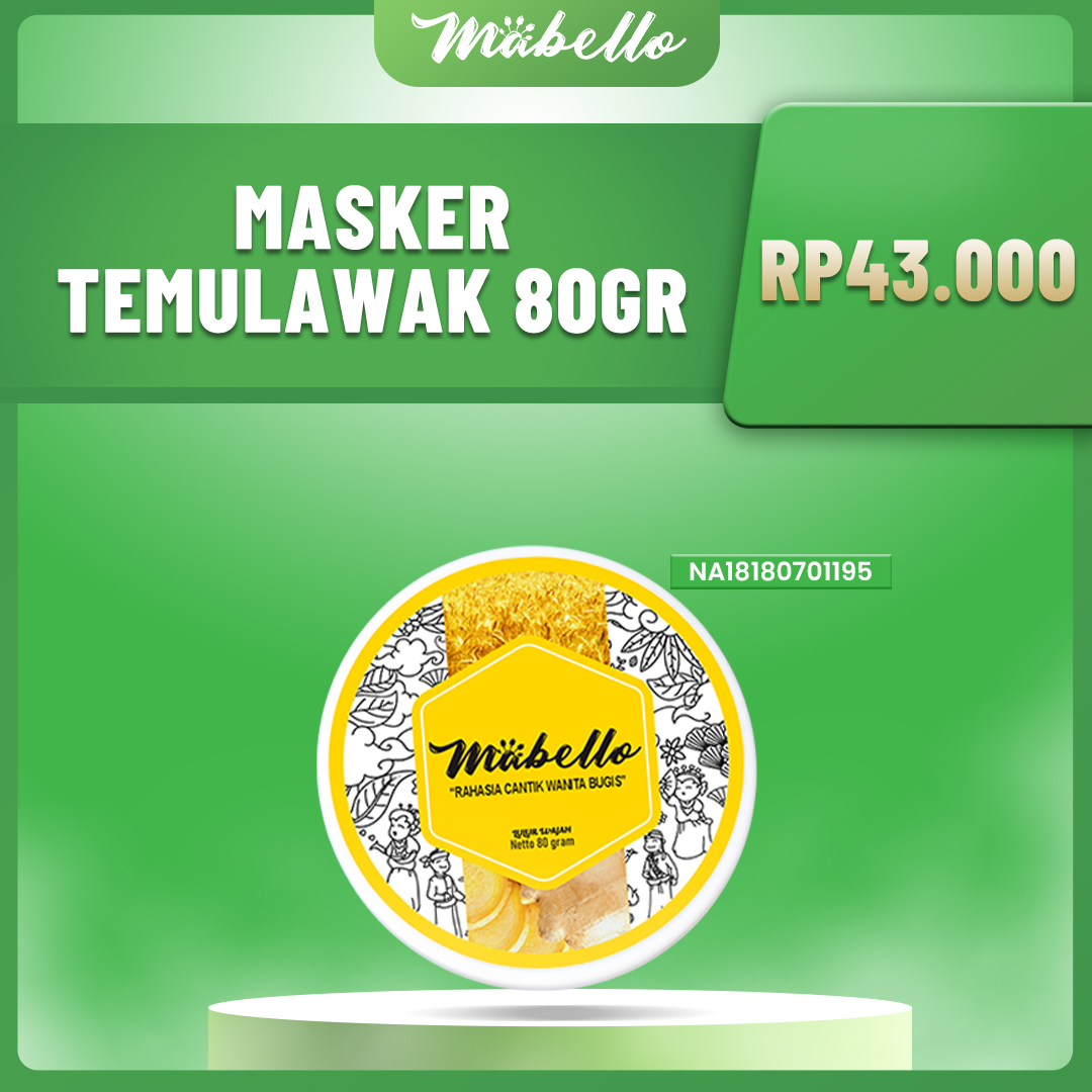 Mabello Lulur Rempah Temulawak 100gr