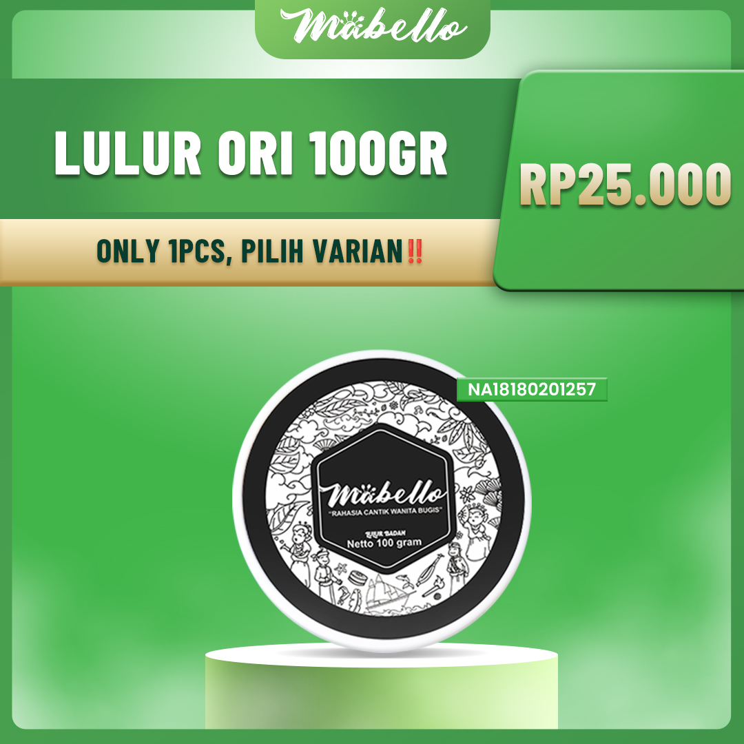 Mabello Lulur Original Beddalotong 100gr 
