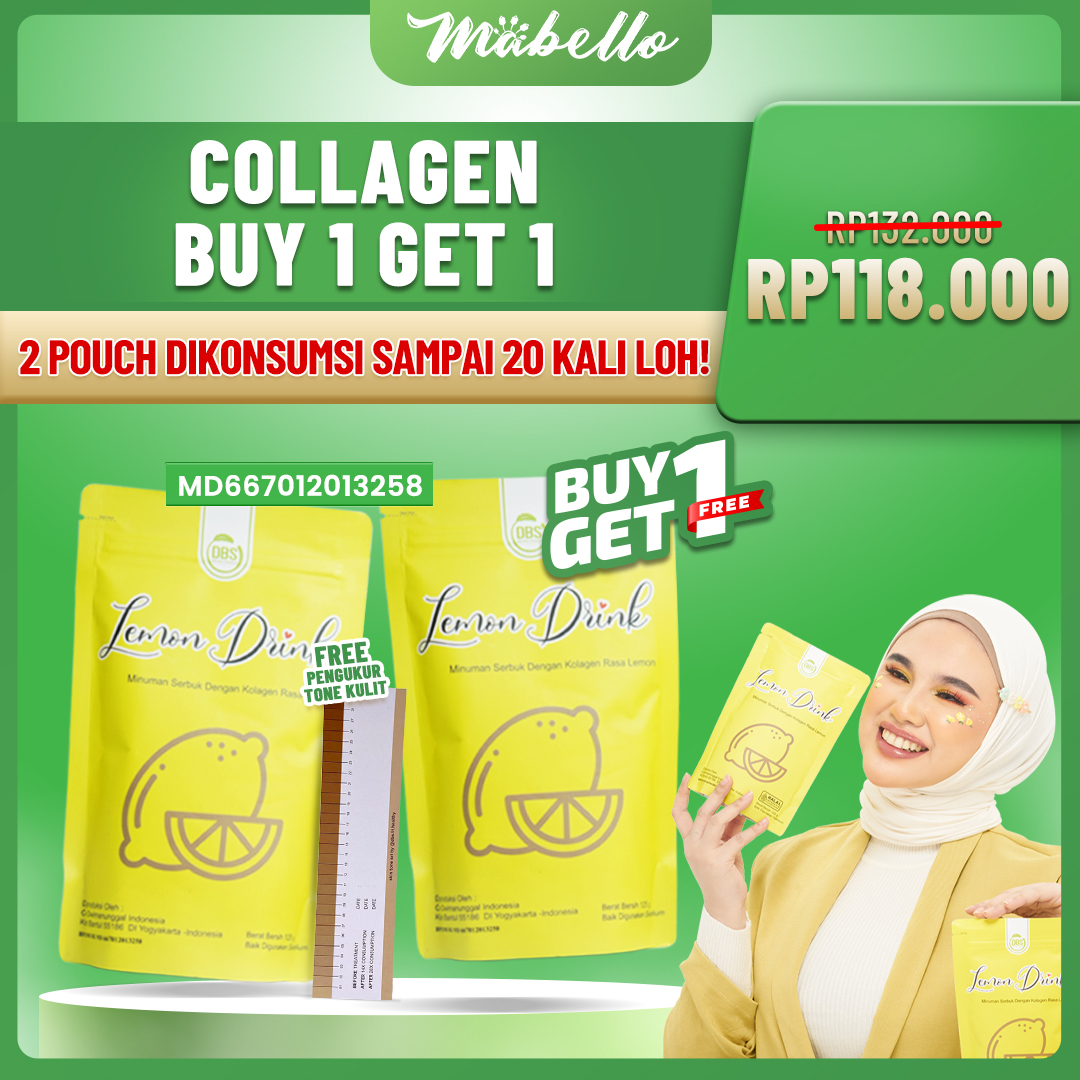 Mabello Buy 1 Get 1 Minuman Serbuk Lemon Drink