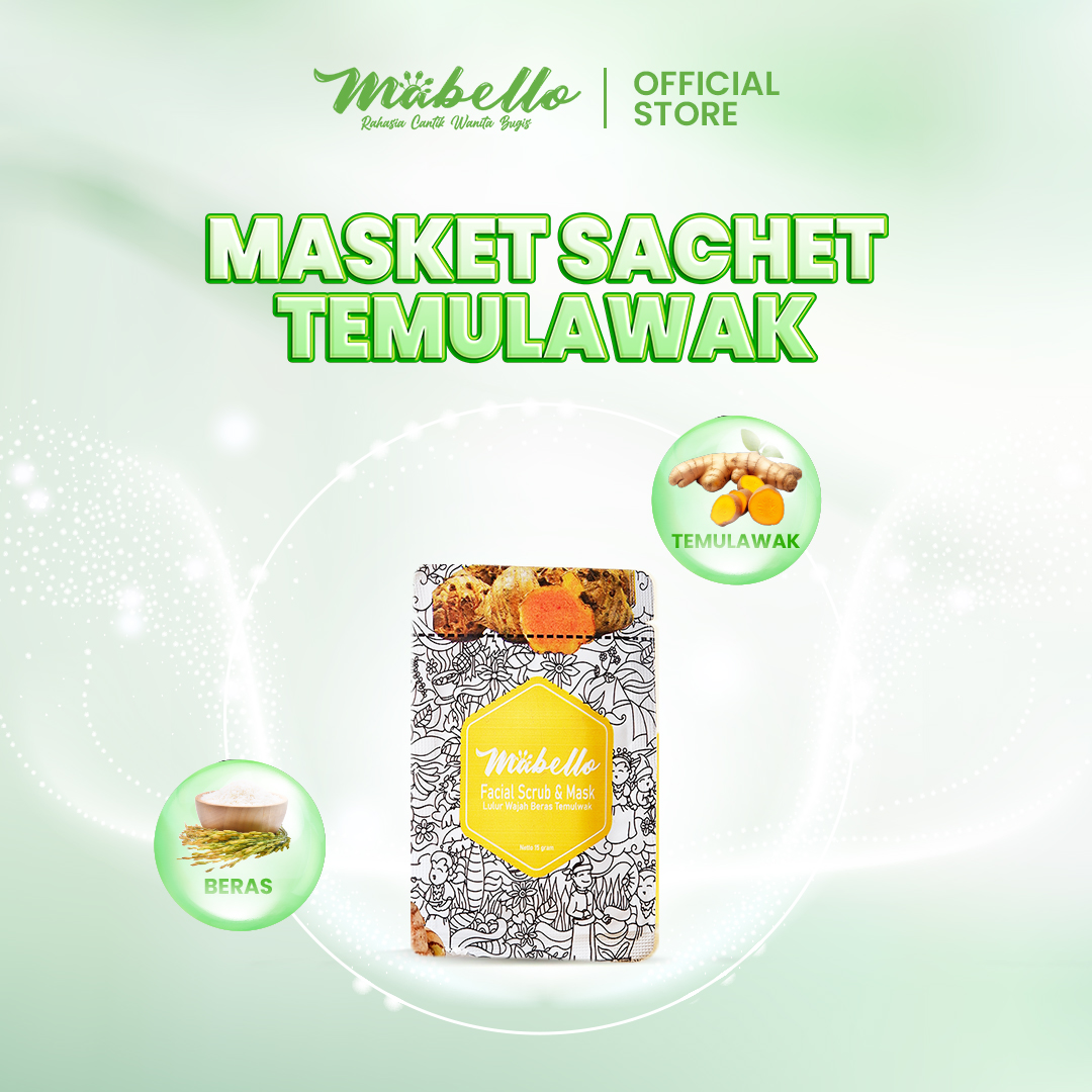 Mabello Masker Sachet Temulawak