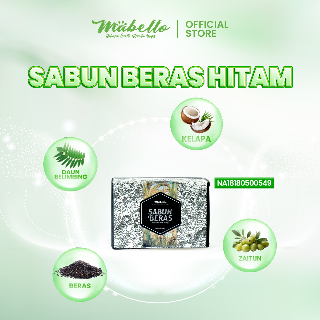 MABELLO Sabun Beras Hitam 
